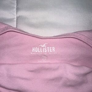 Hollister Pink Ribbed Tank